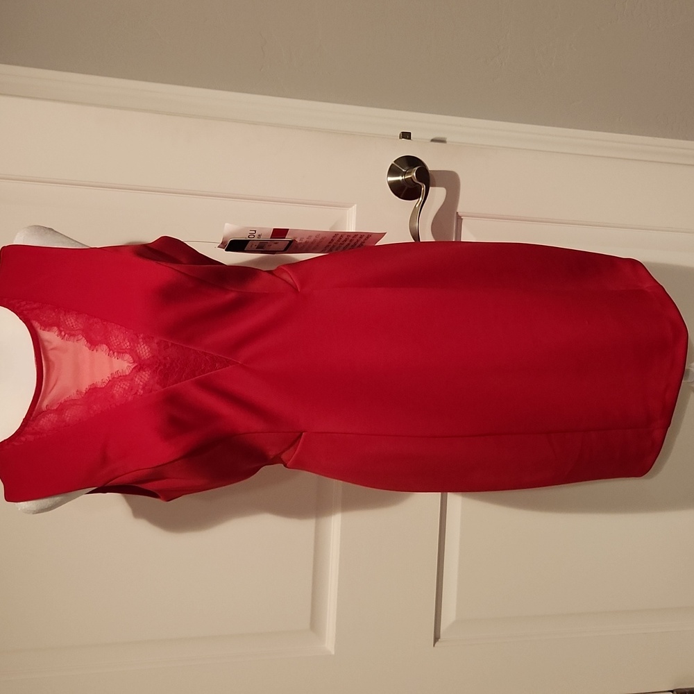 NEW- Guess Vibrant Red Dress- Size 10